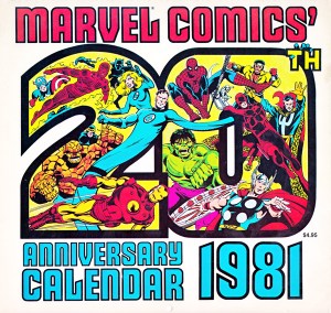 Marvel Calendar