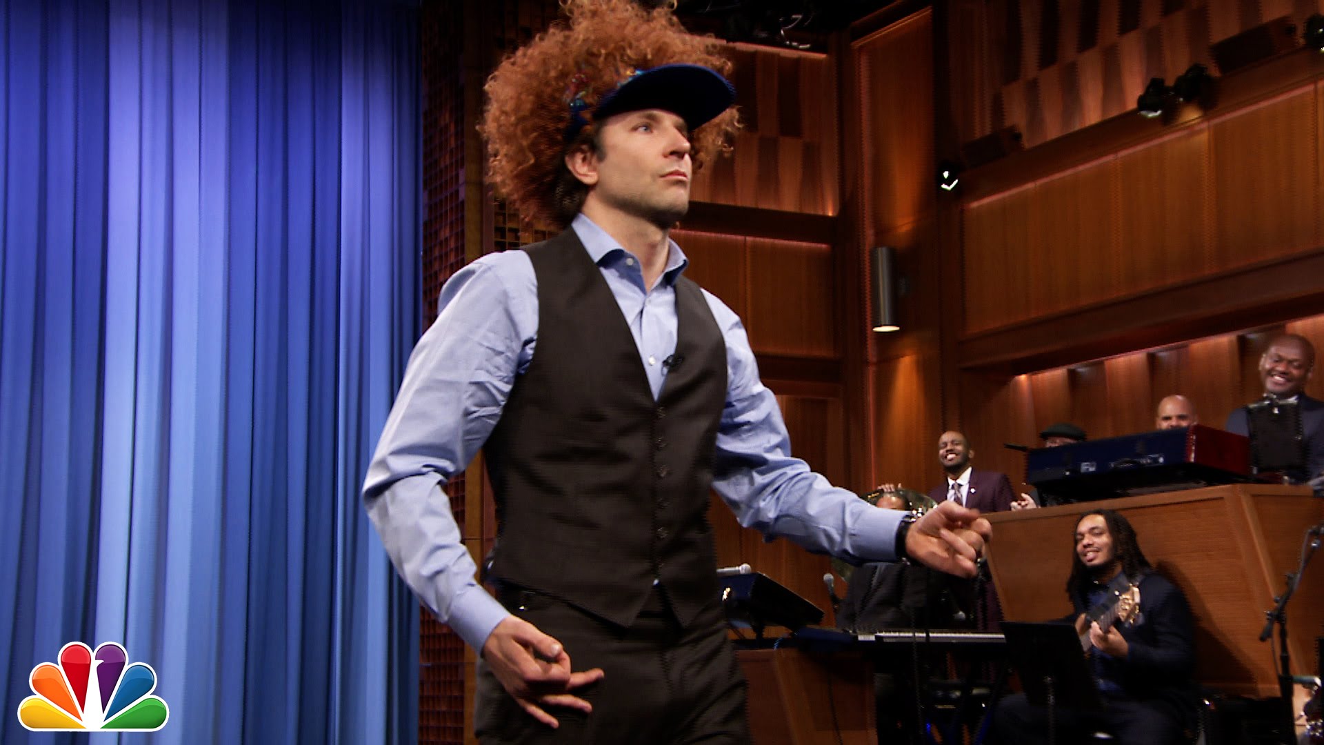 Bradley Cooper Rocks Air Guitar Solo to the Neil Young Song 'Down by