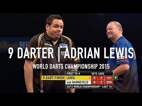 Effektivt berolige næse Dart Player Adrian Lewis Scores a Rare Perfect Nine-Dart Finish During the 2015  World Darts Championship