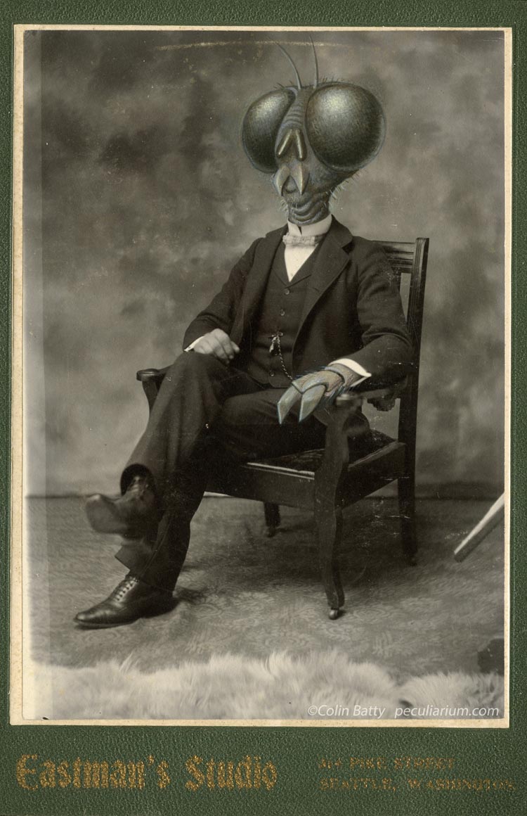 Altered Cabinet Card Portraits by Colin Batty