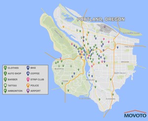 Portland GTA Map