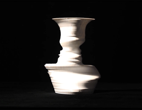 fahz Face Profile Vase