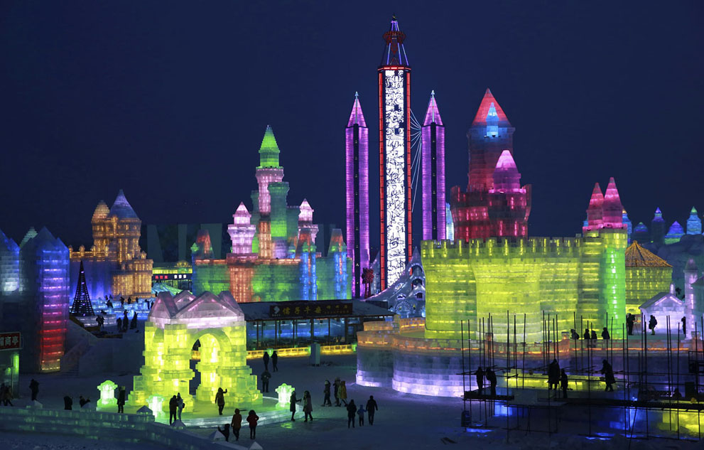 The 31st Harbin Ice and Snow Festival, A Celebration of Monumental Ice ...