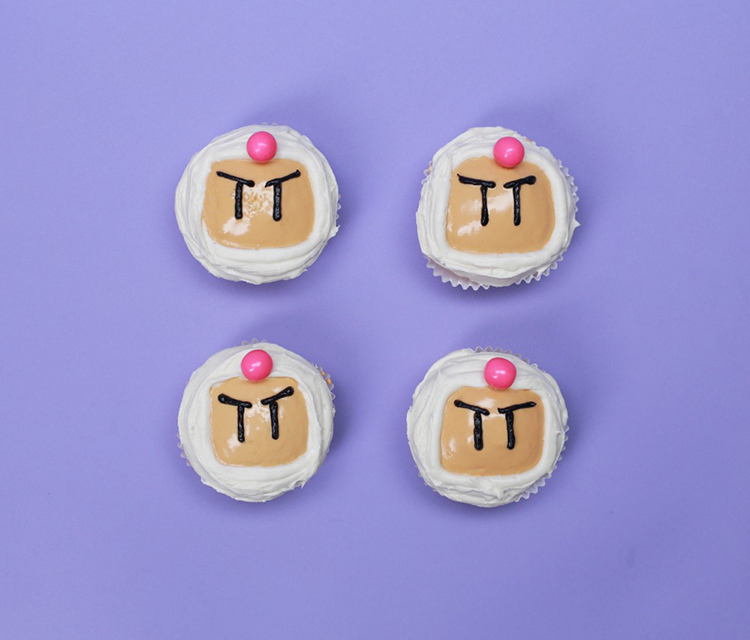 Bomberman Cupcakes