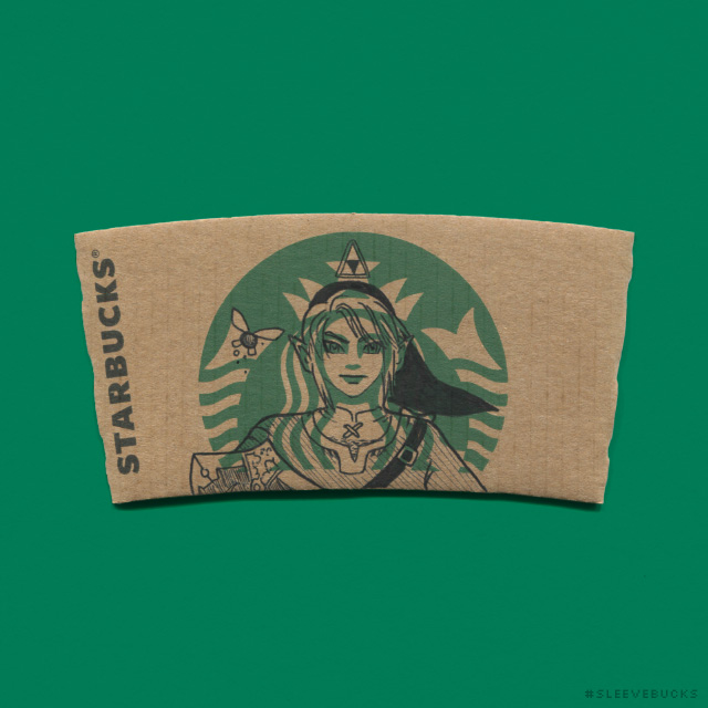 Artist 'Sleevebucks' Transforms the Mermaid Logo on Starbucks Coffee