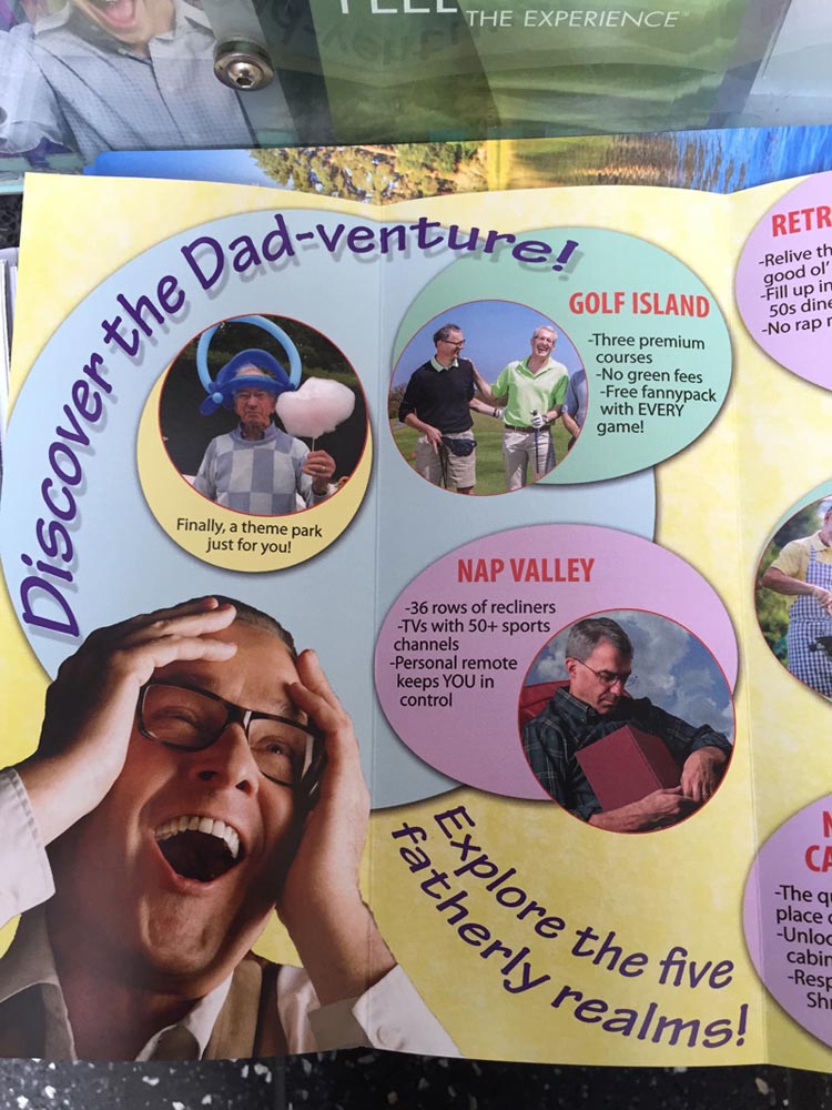Dad Land Fake Brochure by Jeff Wysaski