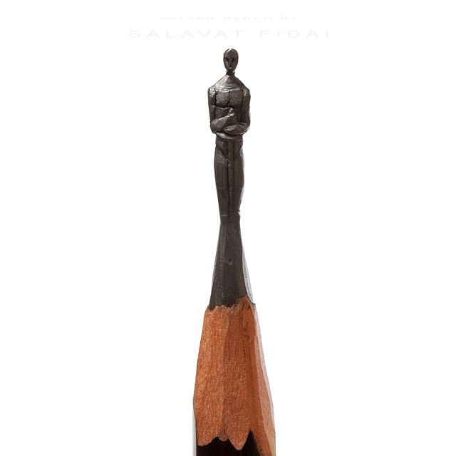 Pencil Graphite Sculptures by Salavat Fidai