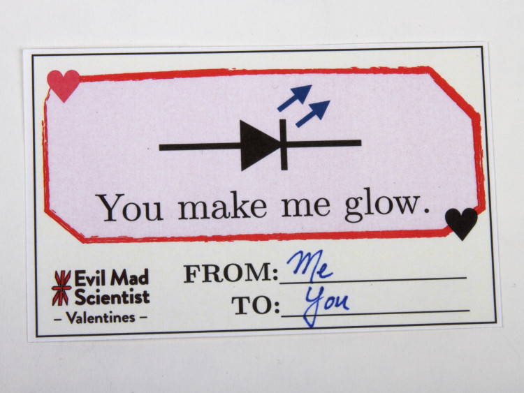 Math and Science Equation Valentines by Evil Mad Scientist