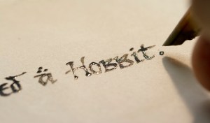Hobbit calligraphy