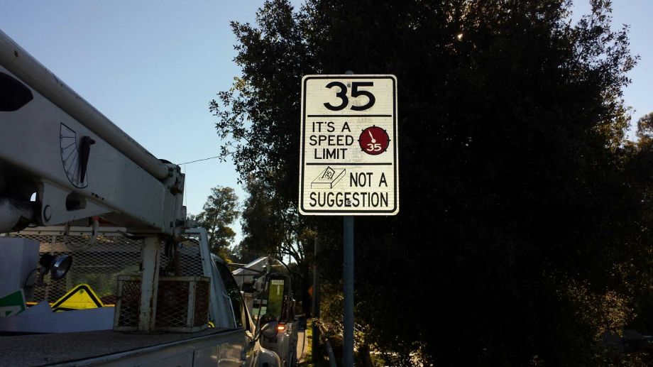 Sassy Street Signs in Hayward California
