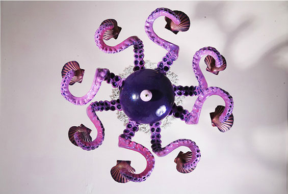 Octopus Chandeliers by Adam Wallacavage