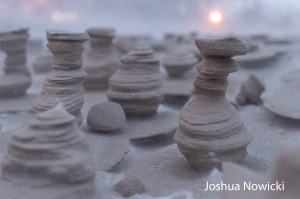 Frozen Sand Formations - Joshua Nowicki
