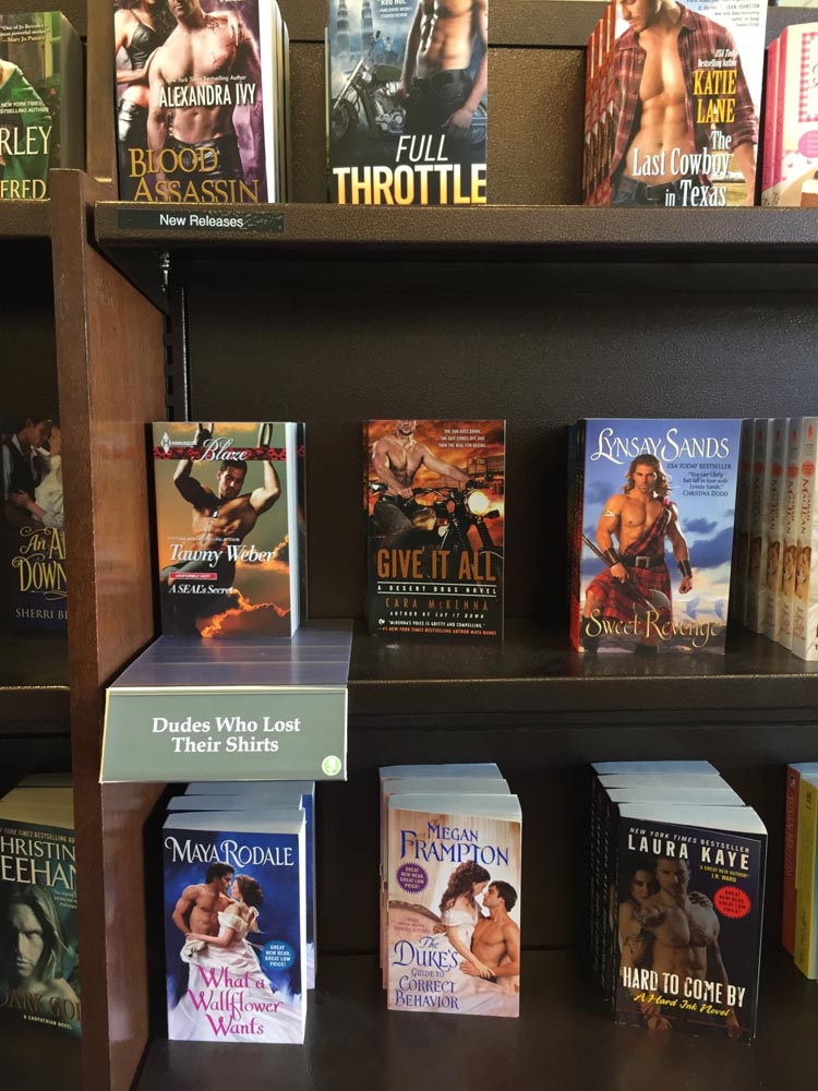 Obvious Plant Adds Hilarious New Book Sections to a Local Bookstore