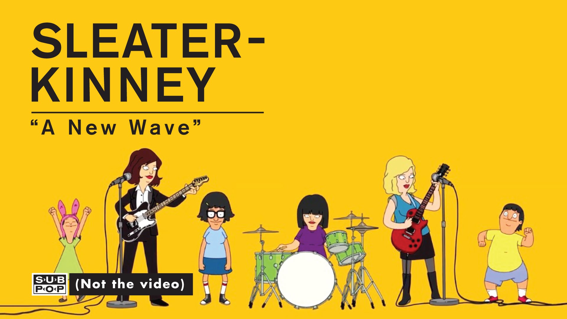 'A New Wave', An Animated Music Video by SleaterKinney Featuring