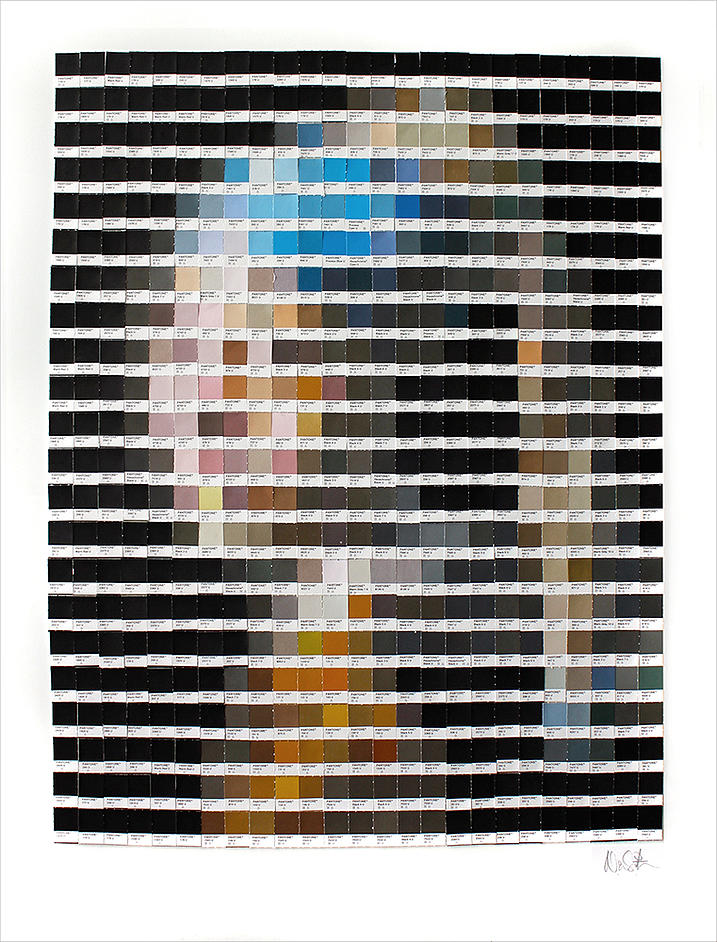 Pantone Color Swatch Paintings by Nick Smith