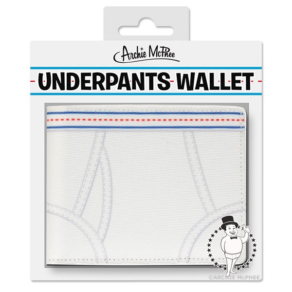 Underpants Wallet, A Functioning Wallet That Looks Like a Freshly Washed Pair of White Underwear