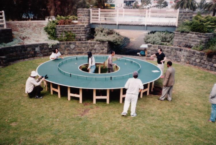 Ping Pong Go Round A Completely, Round Table 15