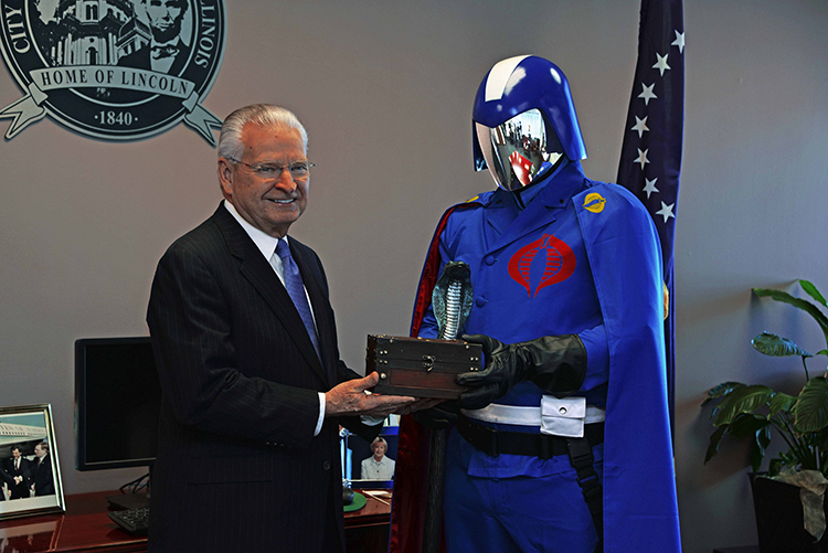 Cobra Commander Receives the Key to the City of Springfield