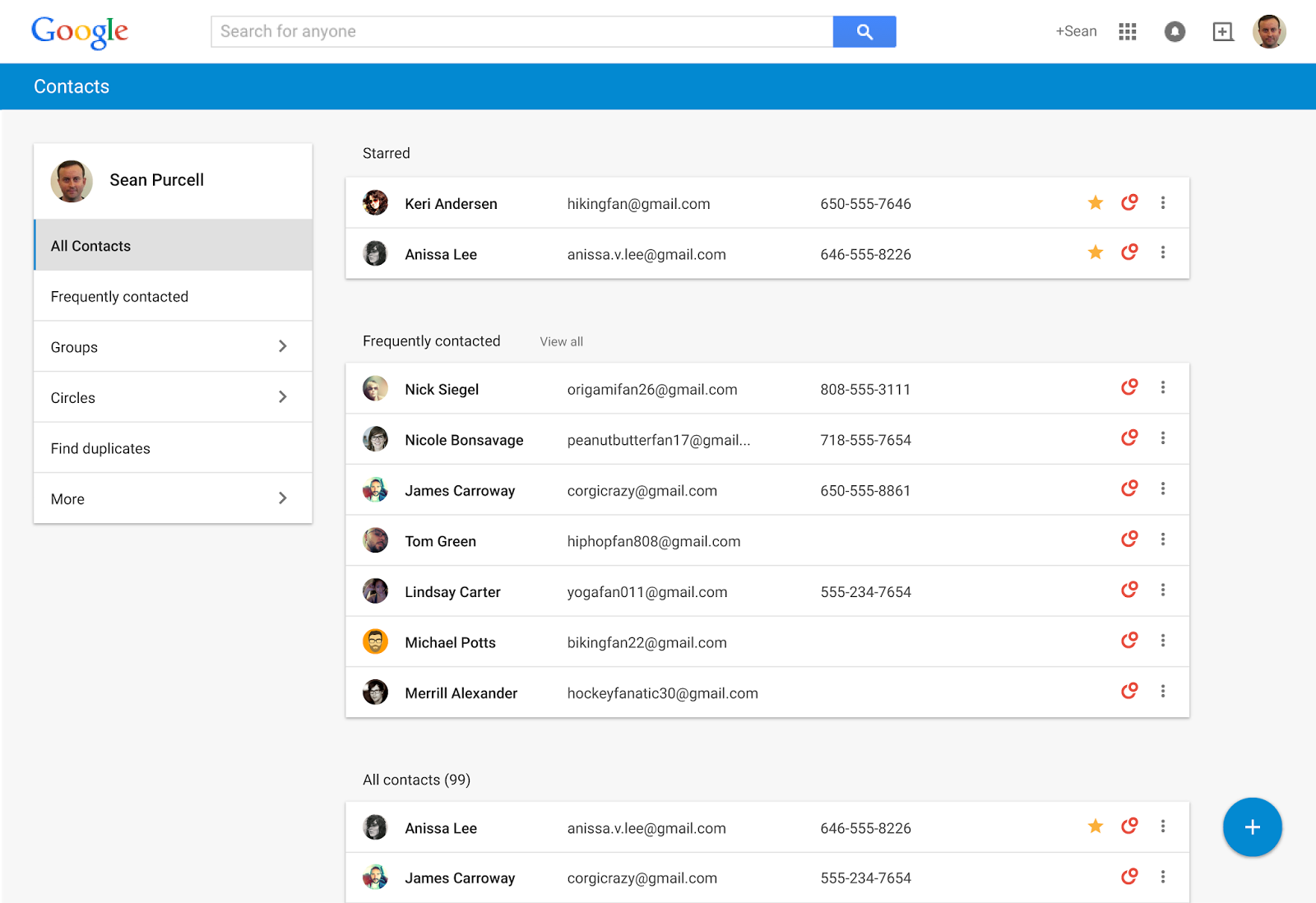 Google Contacts, A Revamped Cross-Platform Contact Management ...