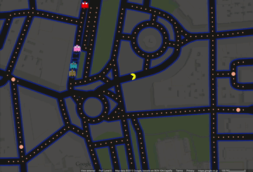 Google Maps Pac-Man 1