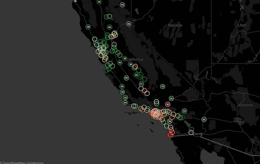 A Series of Charts and Graphs Highlighting the Various Wait Times at Different DMV Locations