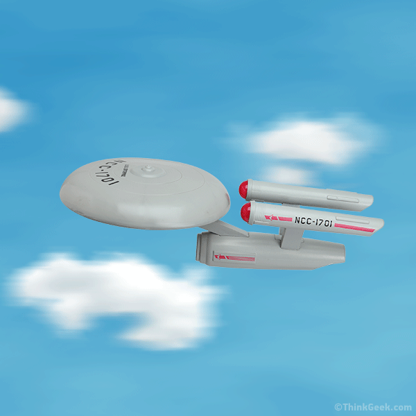 A Flying Disc That Looks Like the Classic U.S.S. 'Enterprise' Starship
