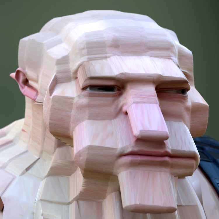 Deformed 3D Faces by Lee Griggs