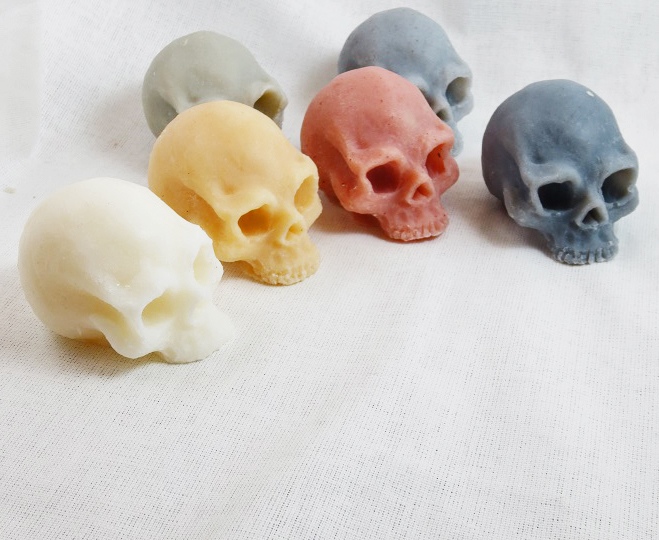 Skull Soaps by Eden Gorgos