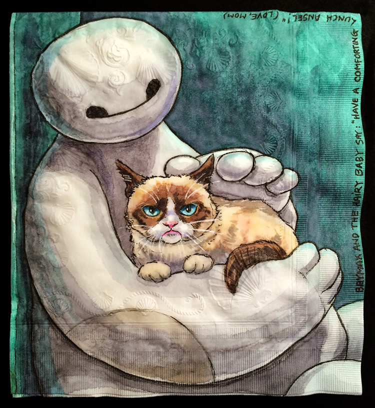 Baymax and Grumpy Cat