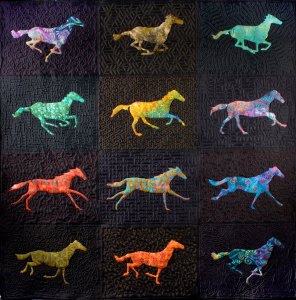 Animated horse quilt