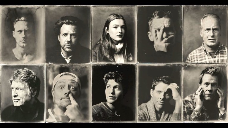 Tintype Portraits of Celebrities