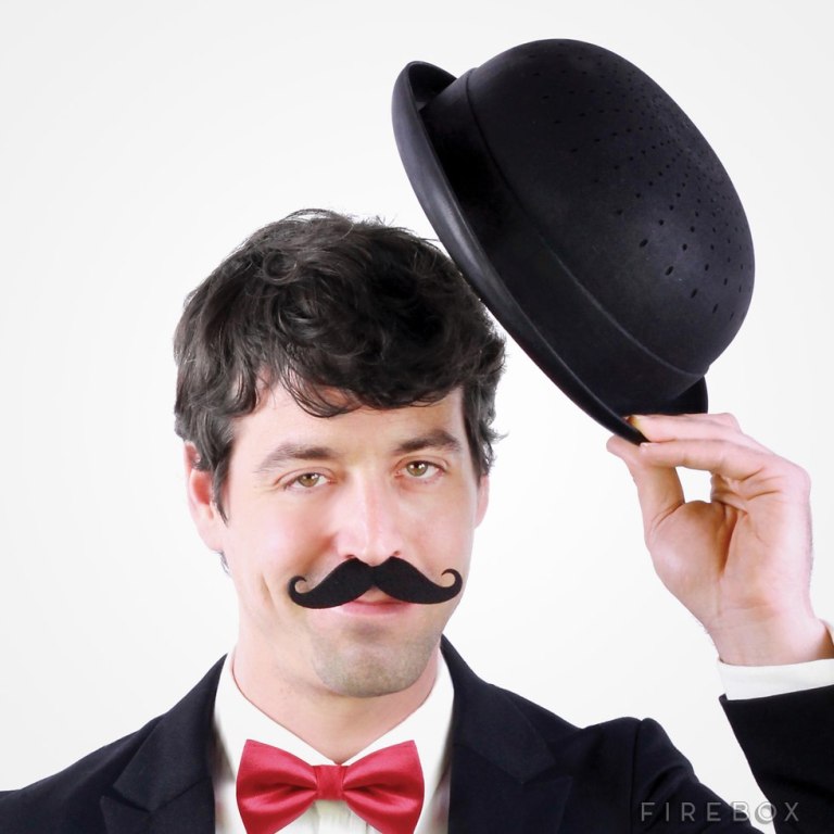 Bowler hat colander tipping