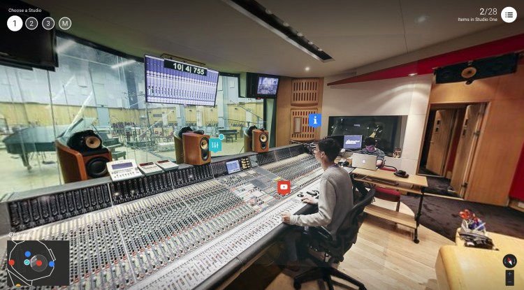 Inside Abbey Road Interactive Feature by Google and Abbey Road Studios