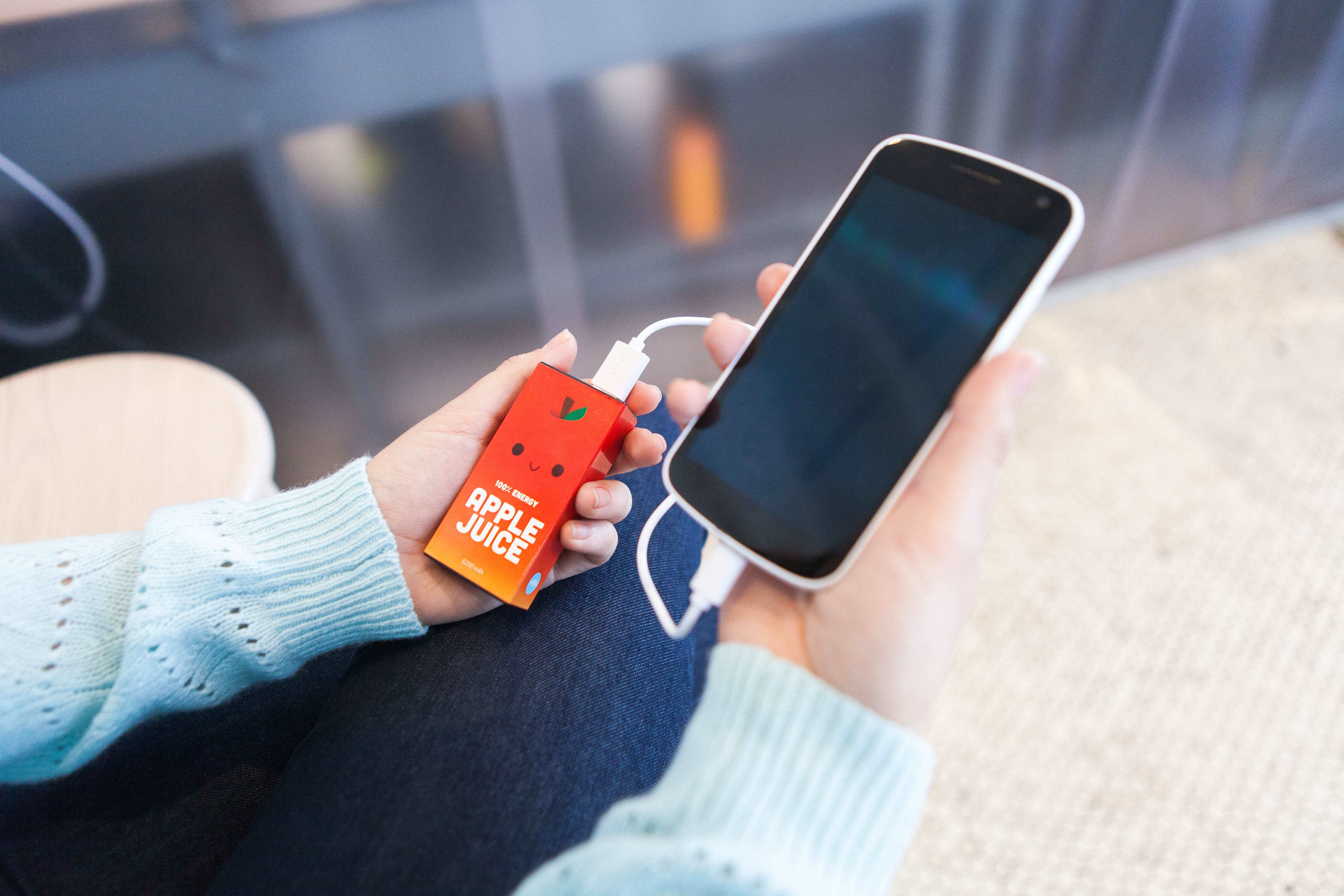 The 100 Energy Apple Juice Power Pack, A Stylish and Compact Backup