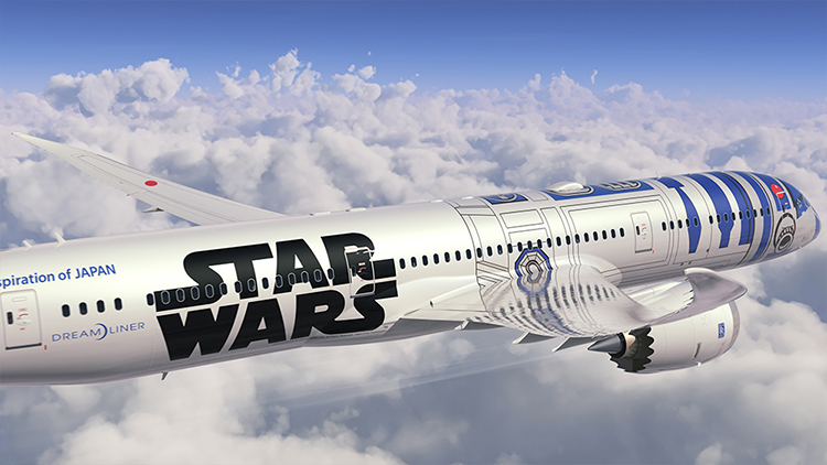 R2-D2 Star Wars Dreamliner Jet