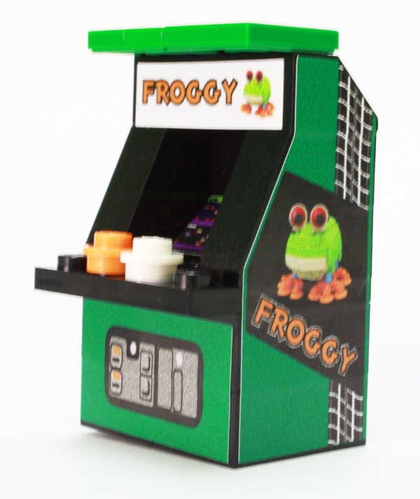 A Custom-Built LEGO Arcade Room Featuring Video Games From the 1980s ...