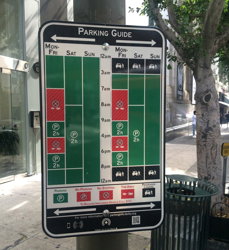 Los Angeles Parking Sign Redesign