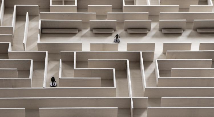 Labyrinth Table by Benjamin Nordsmark