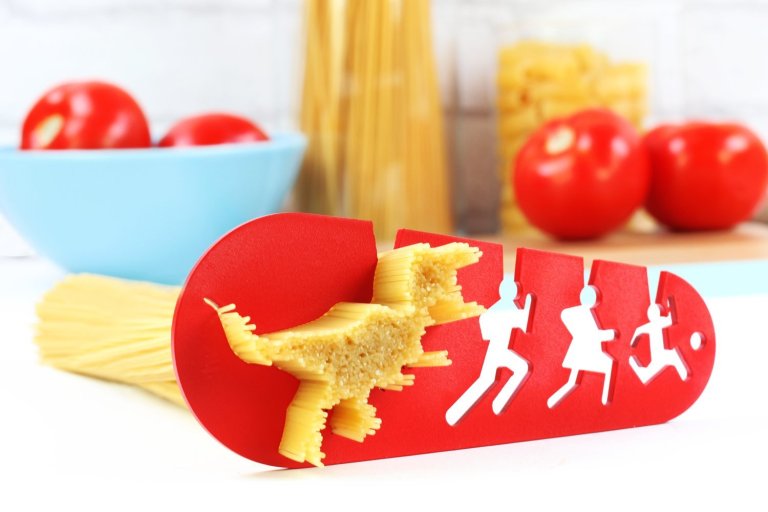 Tyrannosaurus rex spaghetti measuring tool