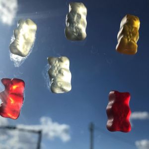 Gummy Bears on Window