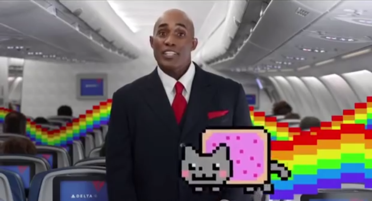 Delta Airlines Combines Tons of Internet Memes Into The 