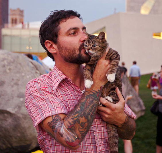 Mike and Lil Bub