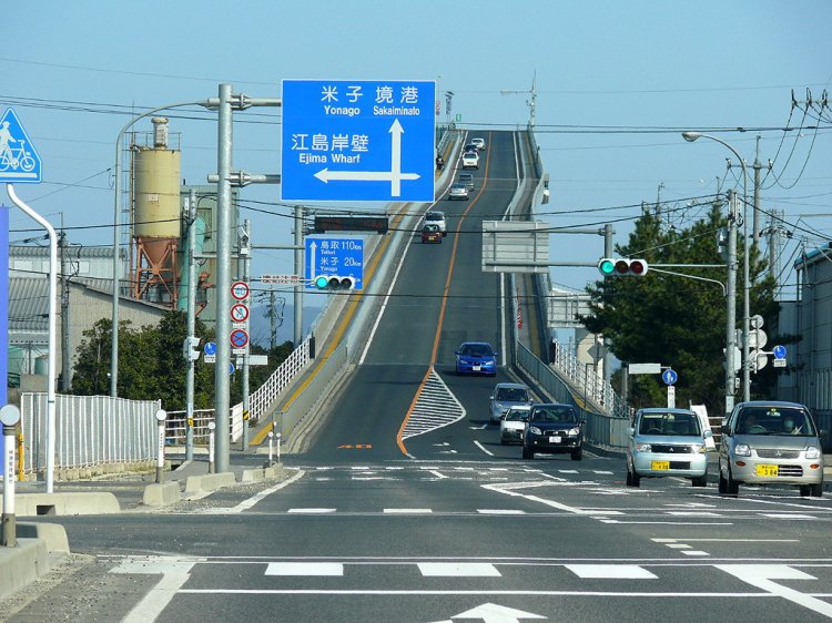 Roller Coaster Bridge in Japan