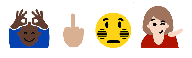 Windows 10 emoji changes