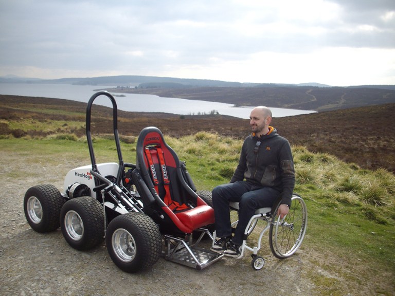 Hexhog all terrain wheelchair