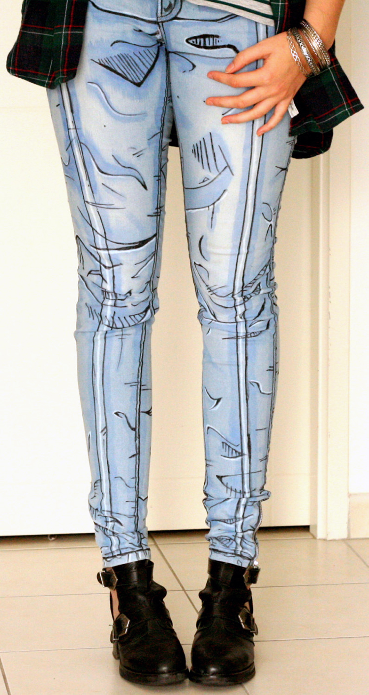 Cel shaded pants Borderlands style 