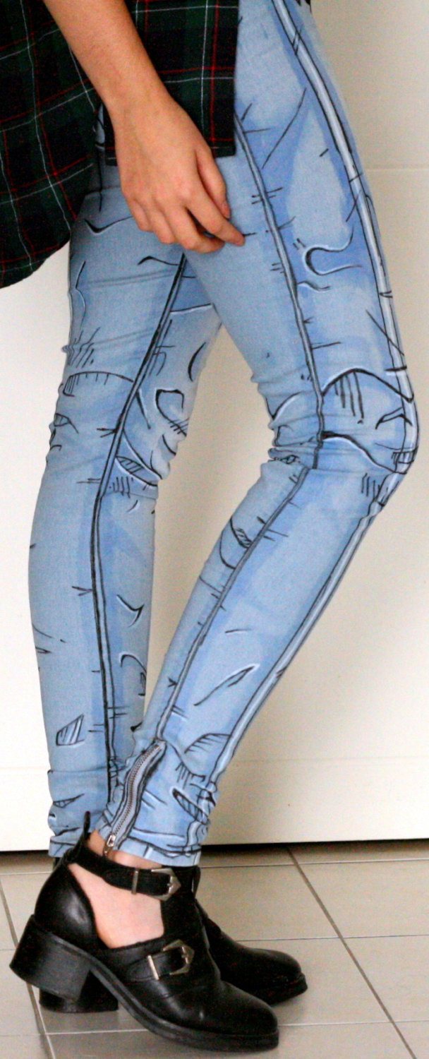 Cel shaded pants Borderlands style 