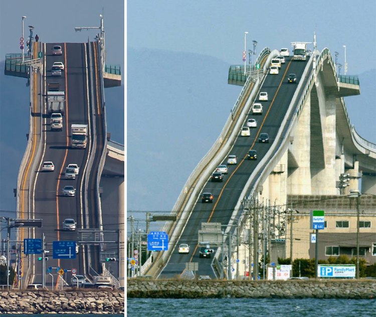 Roller Coaster Bridge in Japan