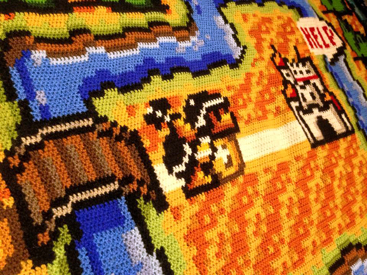 Super Mario Bros 3 Blanket
