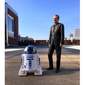 Chris Buck and R2D2